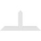 Ekena Millwork Portland Architectural Grade PVC Gable Bracket, 60"W x 30"H x 4"D x 6"F, 12/12 Pitch GBP060X30X0406POR00 - alternate 2
